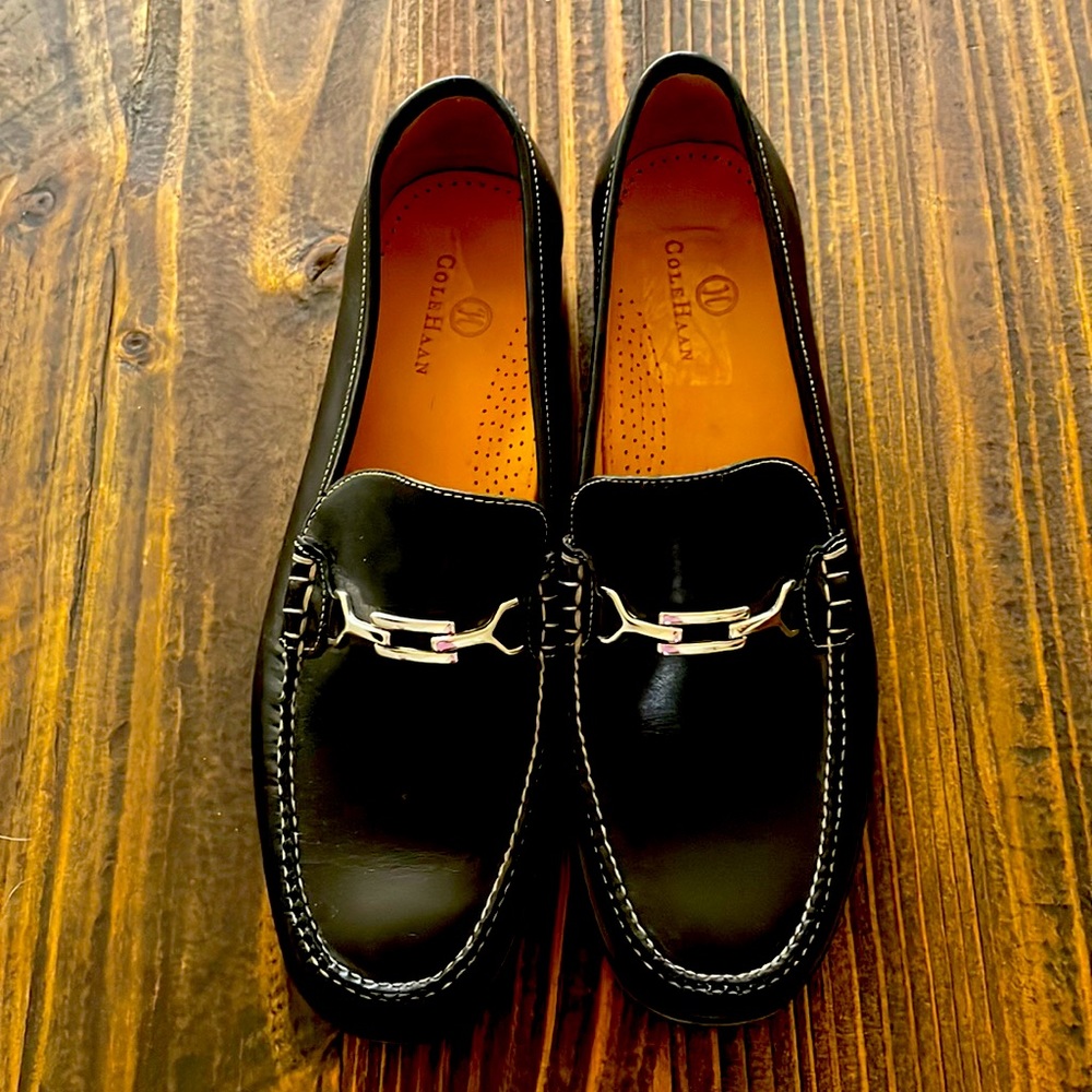 Cole Haan Bit Loafers, Black leather